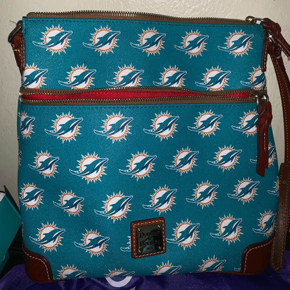 COPY - Miami Dolphins Dooney & Burke Crossbody Ha… - Picture 2 of 4